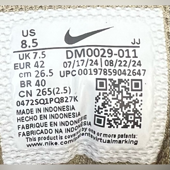 Nike Air Max 90 Neutral Olive Men’s Size 8.5 Preowned - Picture 8 of 9